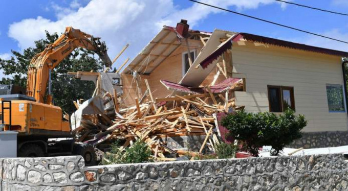 Uludağ kaçak yapılardan temizleniyor