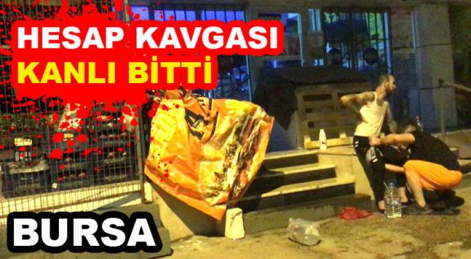 Hesap kavgası kanlı bitti