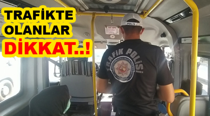 Trafikte korona denetimi