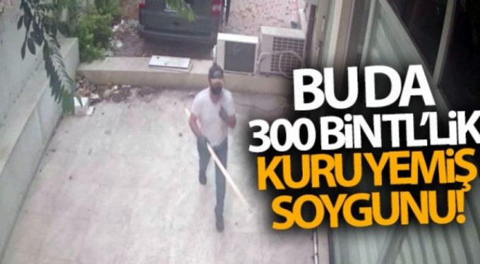 Bu da 300 bin liralık kuruyemiş soygunu