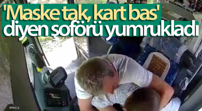 Makse tak diyen şoföre dayak kamerada