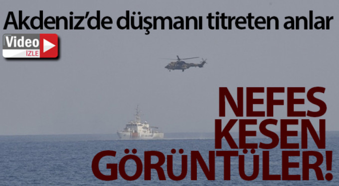 Akdeniz'den nefes kesen görüntüler