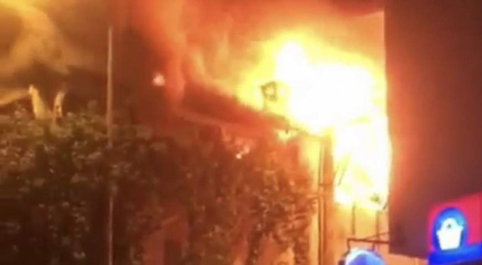 Gürsu'da alevli gece