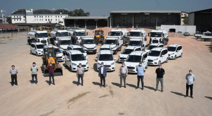 Nilüfer'in araç parkı büyüyor