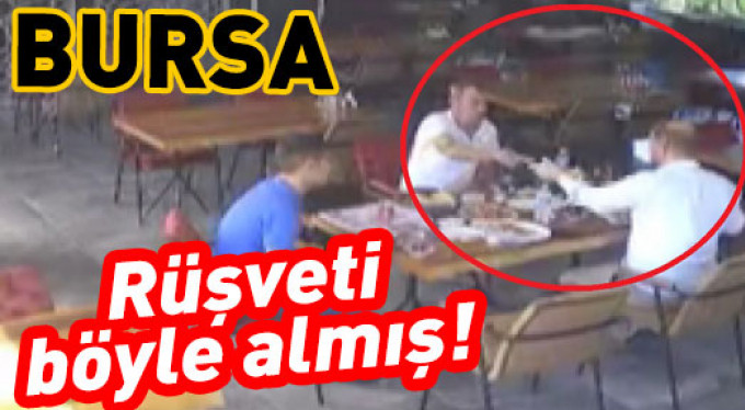 Parayı alırken suçüstü böyle yakalandı