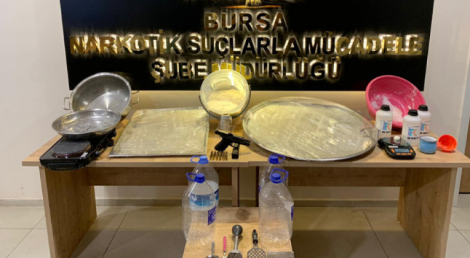 Bursa'da uyuşturucu operasyonu