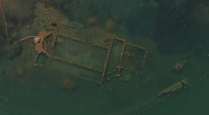 Sular çekildi tarihi kilise ortaya çıktı