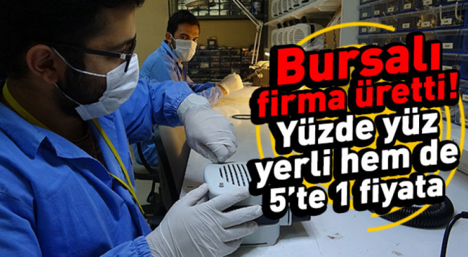 Türkiye'de ilk ve tek...Bursa'da üretildi
