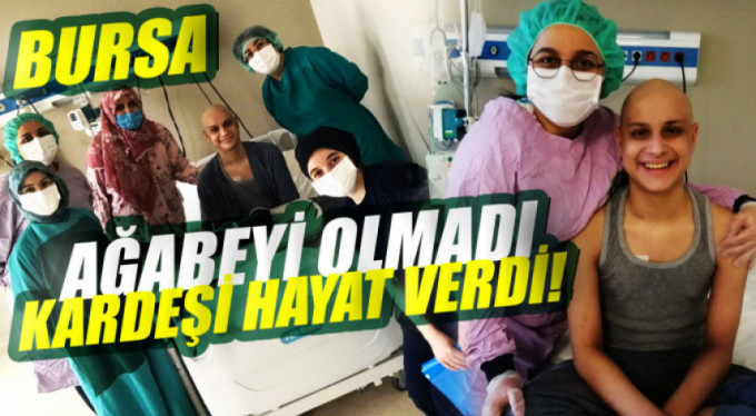 Kardeşi çifte can oldu