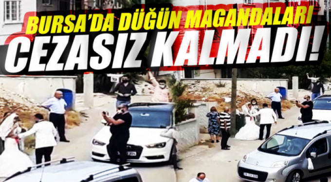 Düğündeki magandaya ceza yağdı