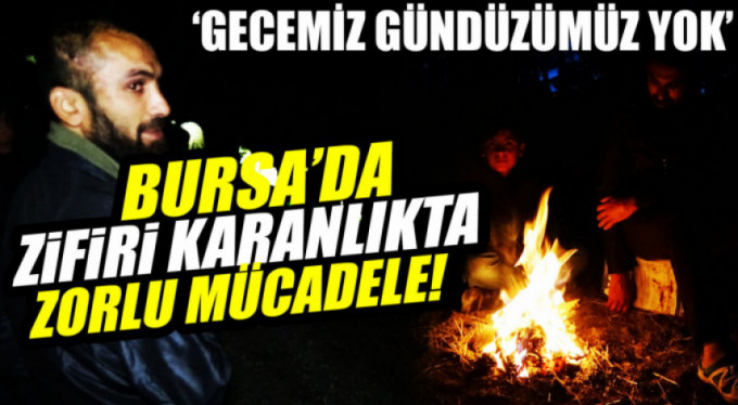 Bursa'da zorlu mesai