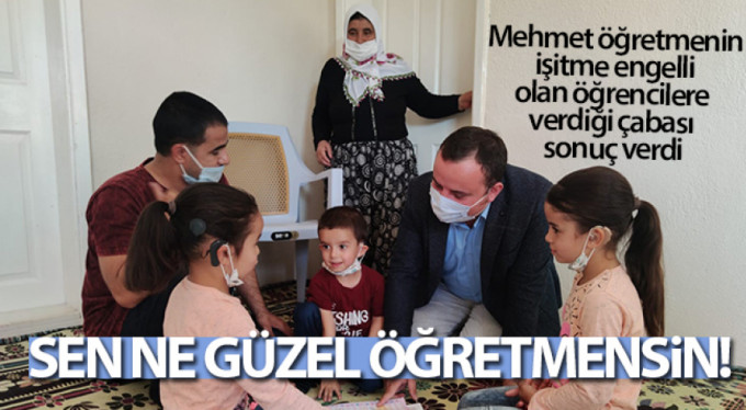 Sen ne güzel öğretmensin