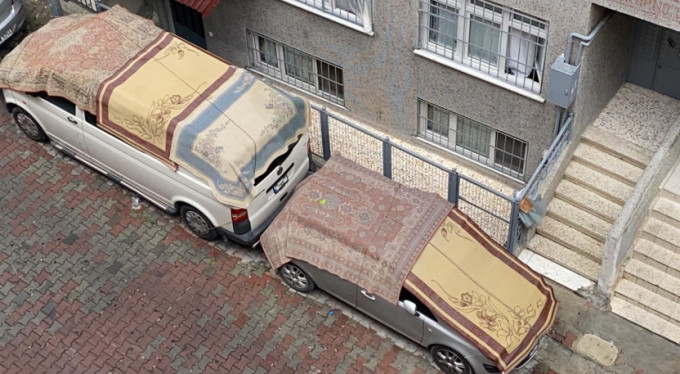 Arabanı yorganına uzat...