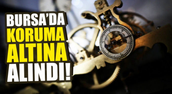 Bursa'da koruma altına alındı