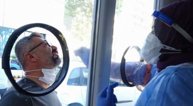 Bir saatte korona testi