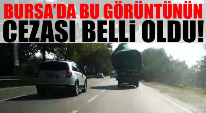 Bursa'da tehlikeli yolculuk