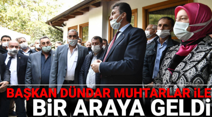 Başkan Dündar'dan muhtarlara vefa