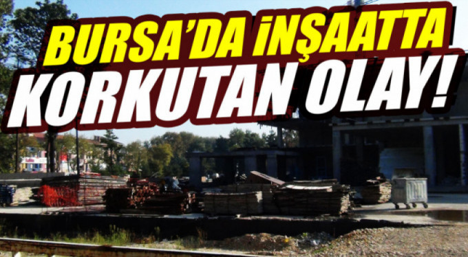 Belediye inşaatında ölümden döndü