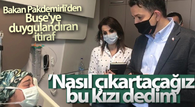 Bakandan duygulandıran itiraf