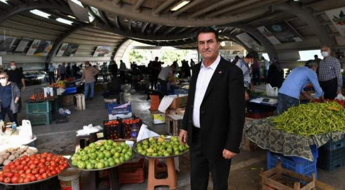 Bursa çiftçi pazarını sevdi