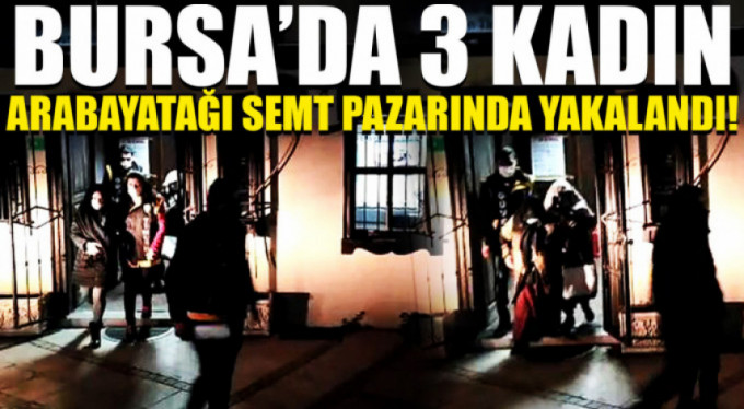 Kadın hırsızlar faka bastı