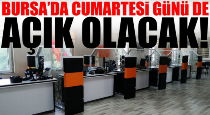İşte Bursa'daki nöbetçi nüfus müdürlüğü