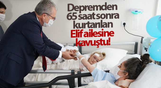 Elif ailesine kavuştu