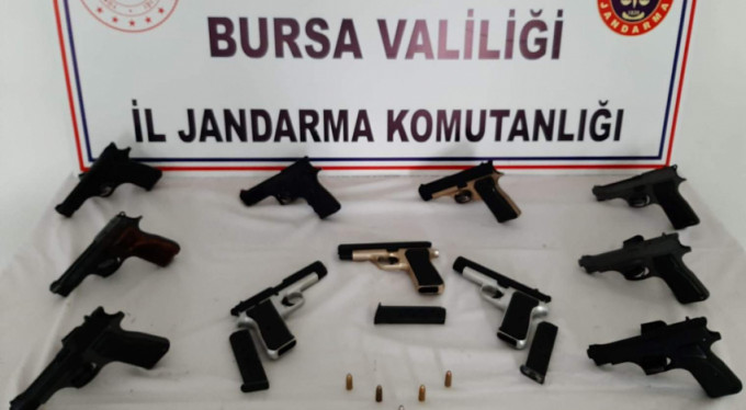 Bursa'da cephanelik ele geçirildi