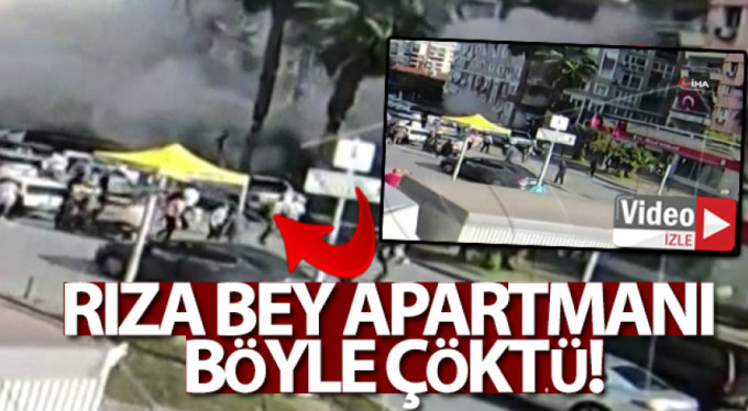 O bina bakın nasıl yıkıldı