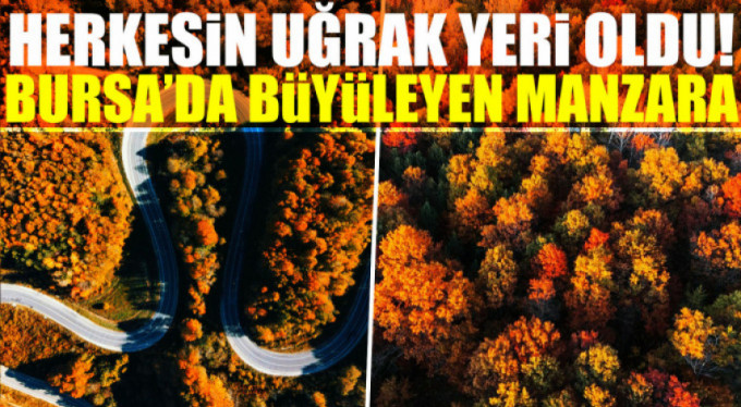 Bursa'da sonbahar güzelliği