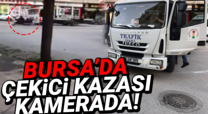 Trafik çekicisinin iş kazası