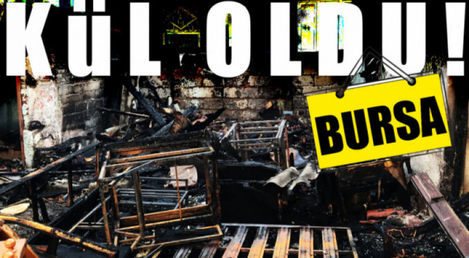 Ahşap ev alevlere teslim oldu