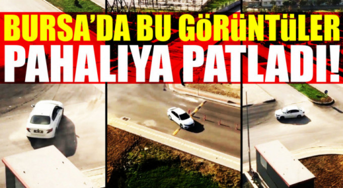 Bursa'da drift attı, cezası ağır oldu