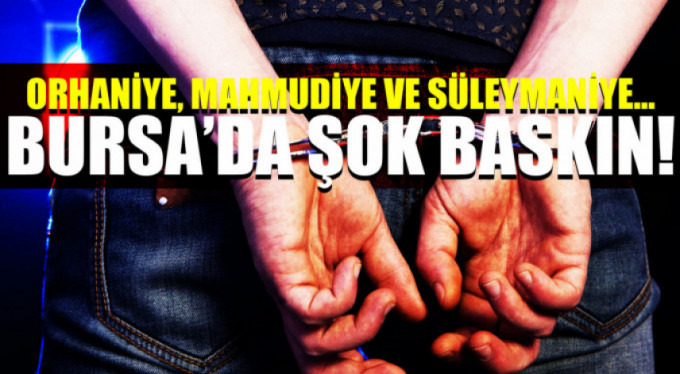 Bursa'da jandarmadan uyuşturucu operasyonu