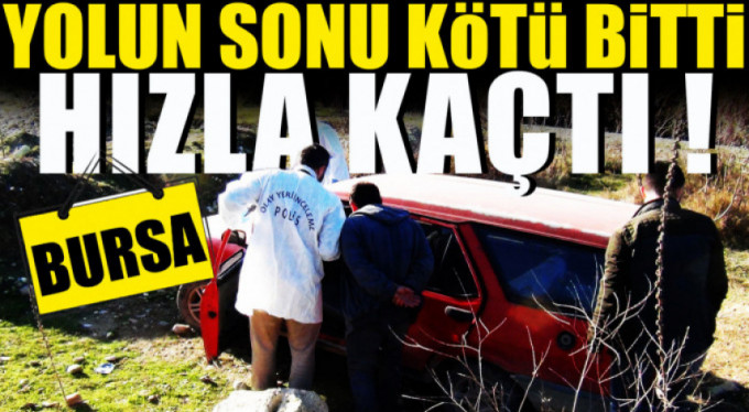 Bursa'da nefes kesen hırsız polis kovalamacası