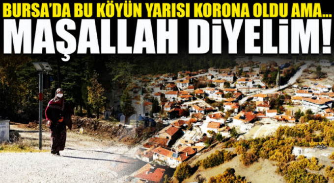 Bursa'daki bu köye maşallah