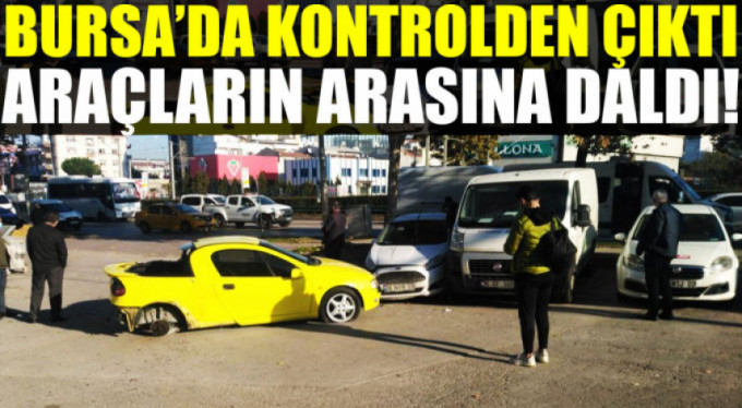 Bursa'da kaza dehşeti kamerada