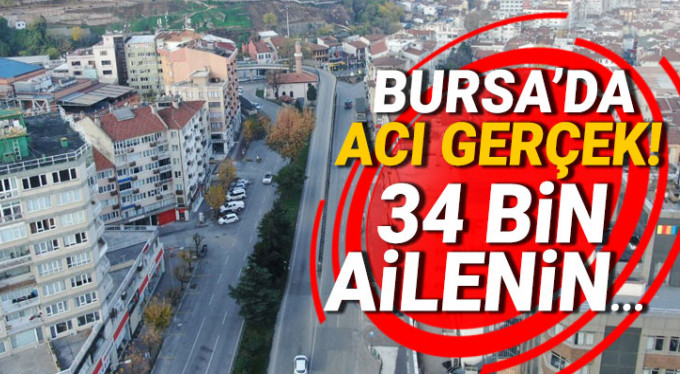 Bursa'da 34 bin ailenin doğalgazı kesik