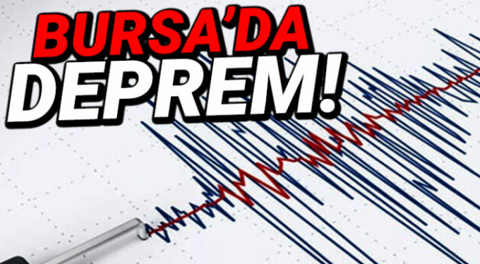 Bursa'da deprem kısa sürdü ama korkuttu