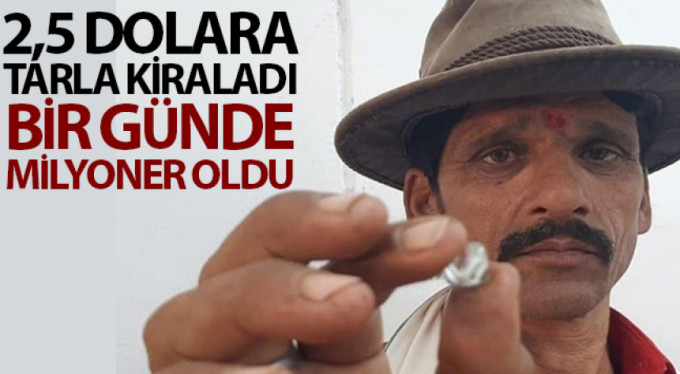 Hintli çiftçi 1 günde milyoner oldu