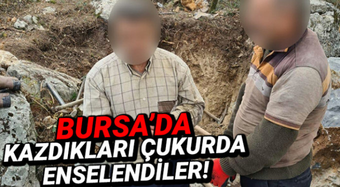 Kazdıkları çukurda enselendiler