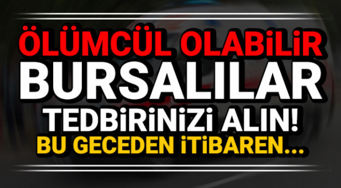 Meteorolojiden baca gazı uyarısı