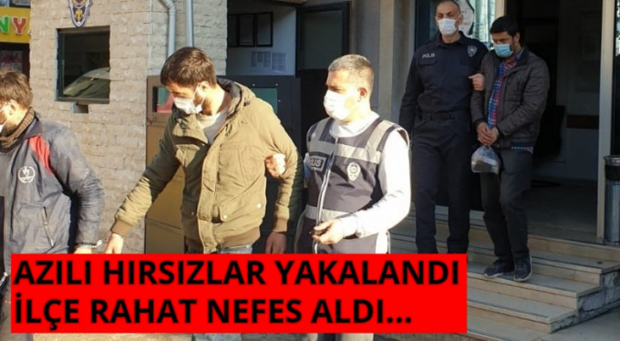 Azılı hırsızlar yakalandı, Mustafakemalpaşa rahatladı