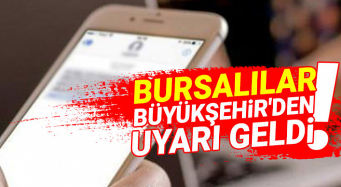 Büyükşehir Belediyesinden dolandırıcılık uyarısı