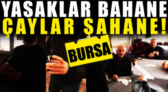 Kumar oynarken yakalandı çay içiyorum dedi