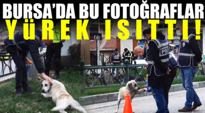 Polisten yürekleri ısıtan hareket