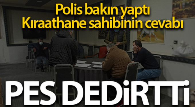Bursa'daki kumar baskınında kıraathane sahibinin polislere cevabı 'pes' dedirtti