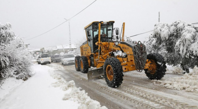 Mudanya'da kar mesaisi