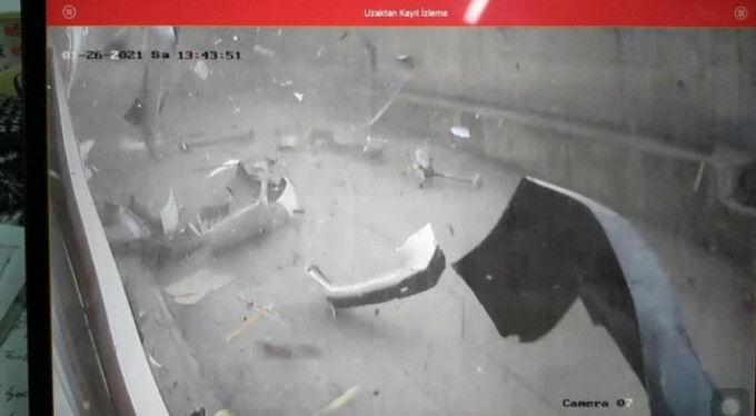 40 saniyelik hortum sanayi sitesini savaş alanına çevirdi