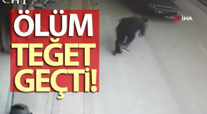 Bursa'da ölümün teğet geçtiği anlar kamerada